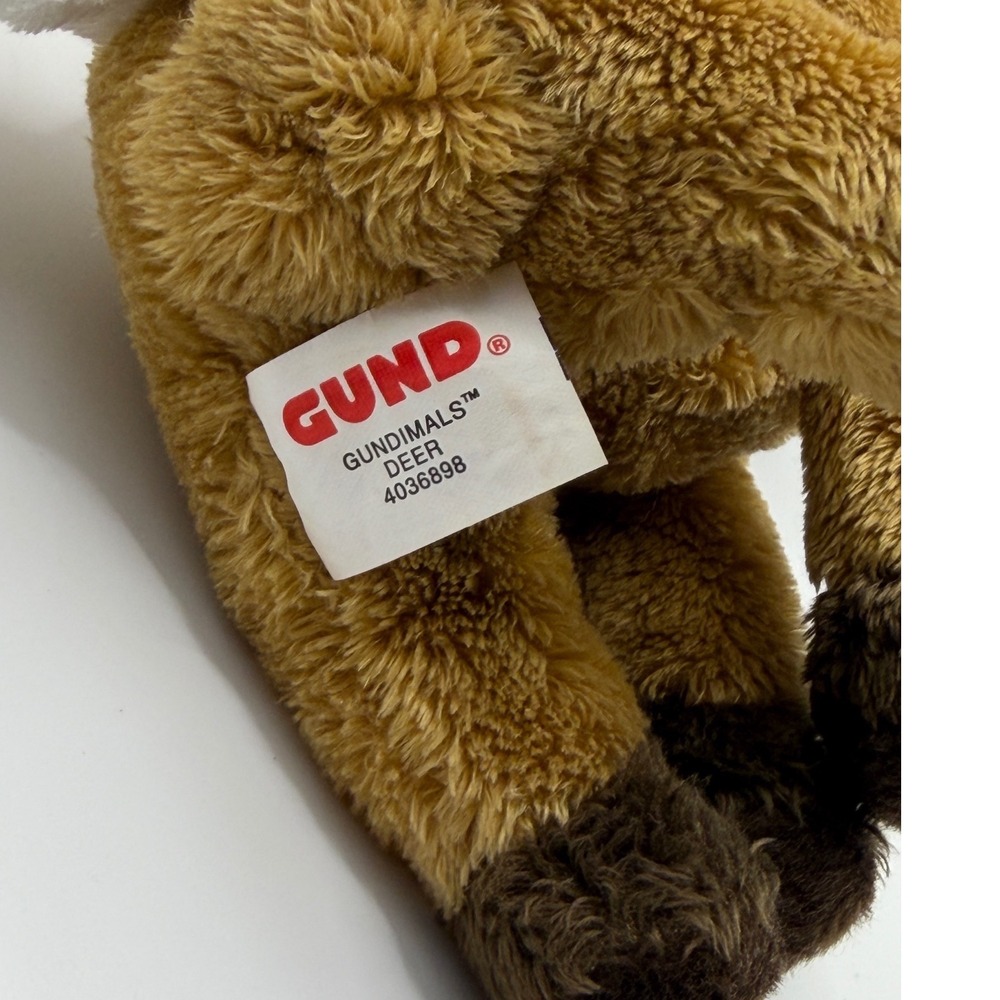 Gund Gundimals Deer Plush Stuffed Animal 6" Beanbag Toy - Picture 2 of 2